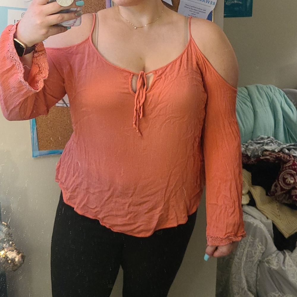 Off Shoulder flowing top